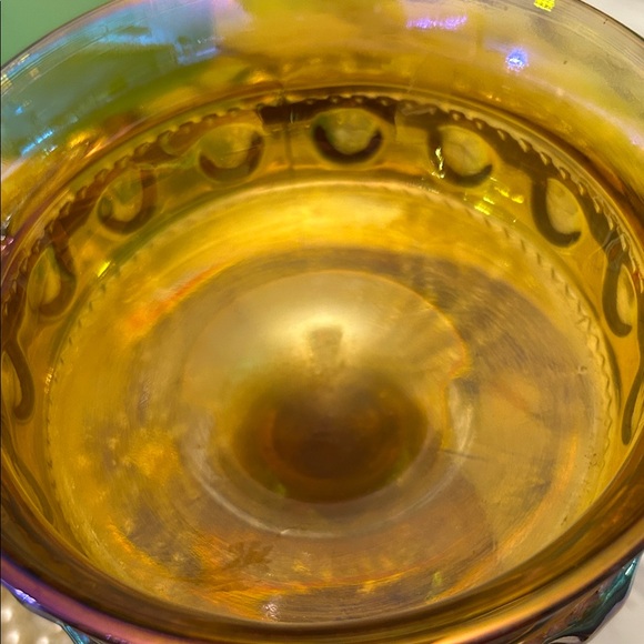 Carnival Thumbprint Glass - Picture 7 of 7